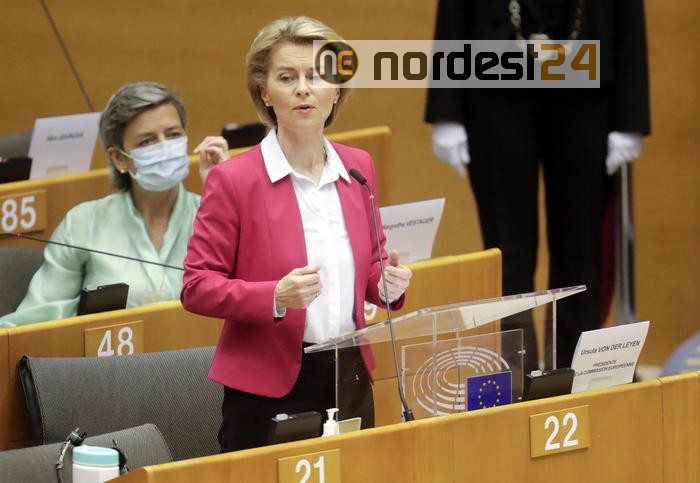 Von der Leyen, un piano da 750 miliardi