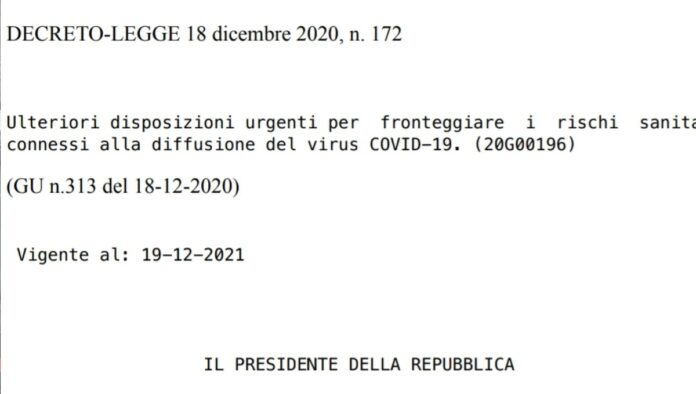 Decreto Natale 18 12 Scarica Pdf Le Regole Per Spostamenti E Attivita Nordest24 Decreto Natale 18 12 Scarica Pdf Le Regole Per Spostamenti E Attivita Nordest24