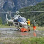 Incendio boschivo sulle pendici a sud del monte Cimadors
