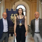 Giulia Rizzi incontra il rettore Roberto Pinton