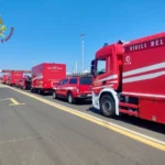 anche i pompieri dal Veneto ora in azione