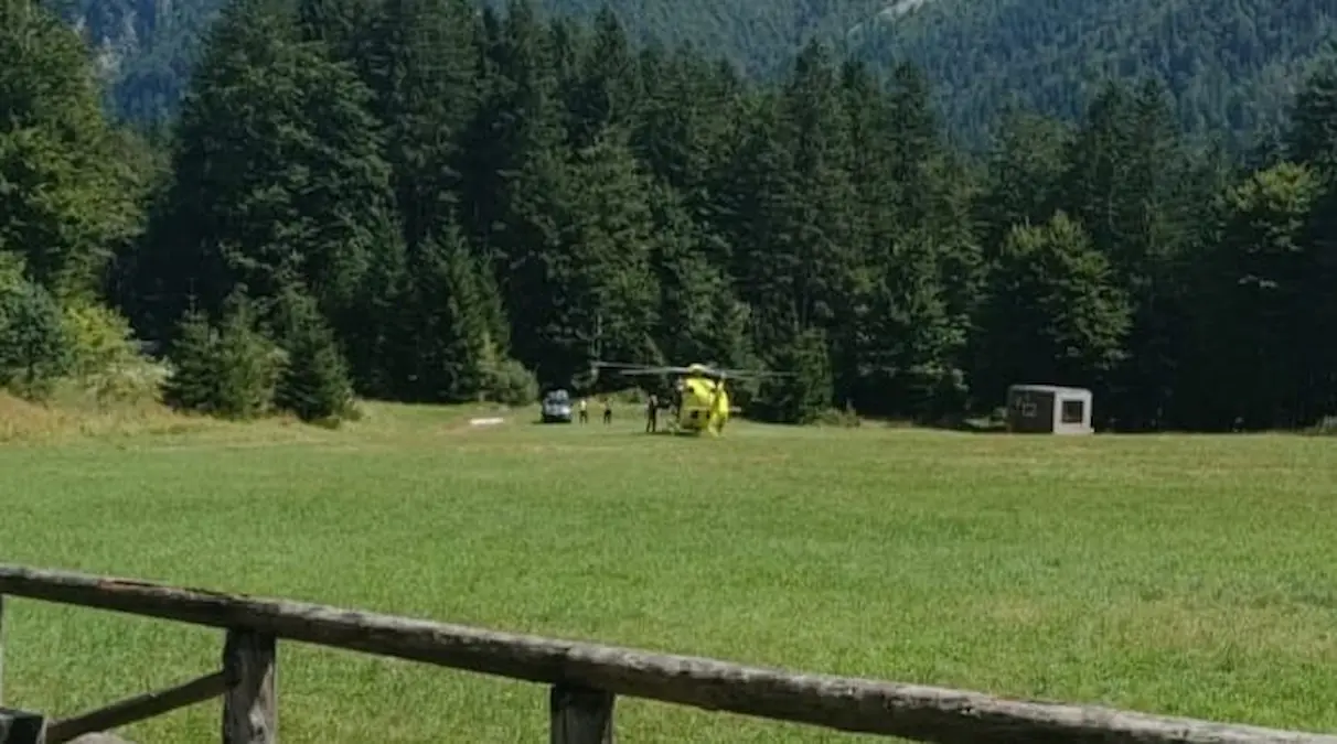 elisoccorso regionale a Malborghetto Valbruna questa mattina
