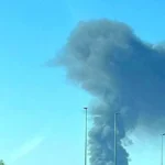 Nube di fumo, Incendio a Ponzano Veneto