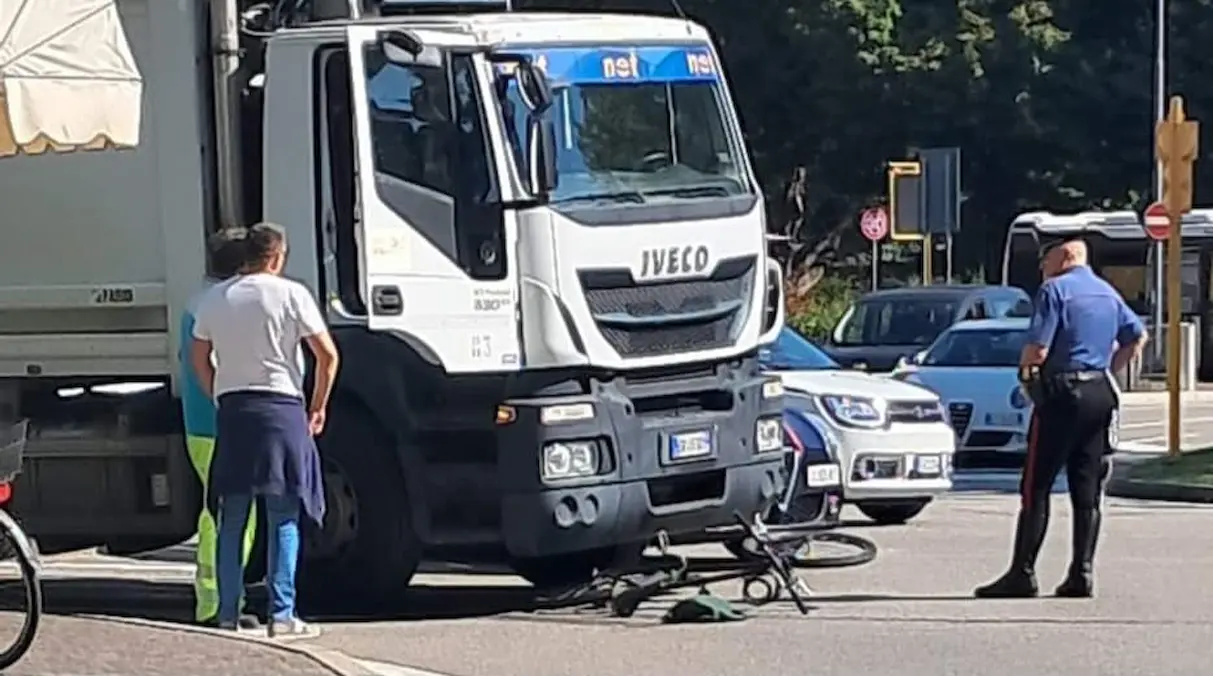 Foto dell'incidente per gentile concessione di Antonella Eloisa Gatta