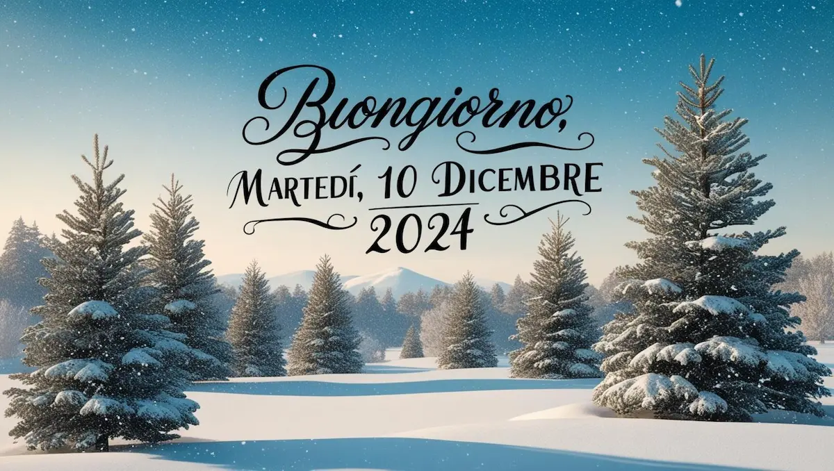 Frasi e immagini di Buongiorno del 10 Dicembre 2024 da condividere