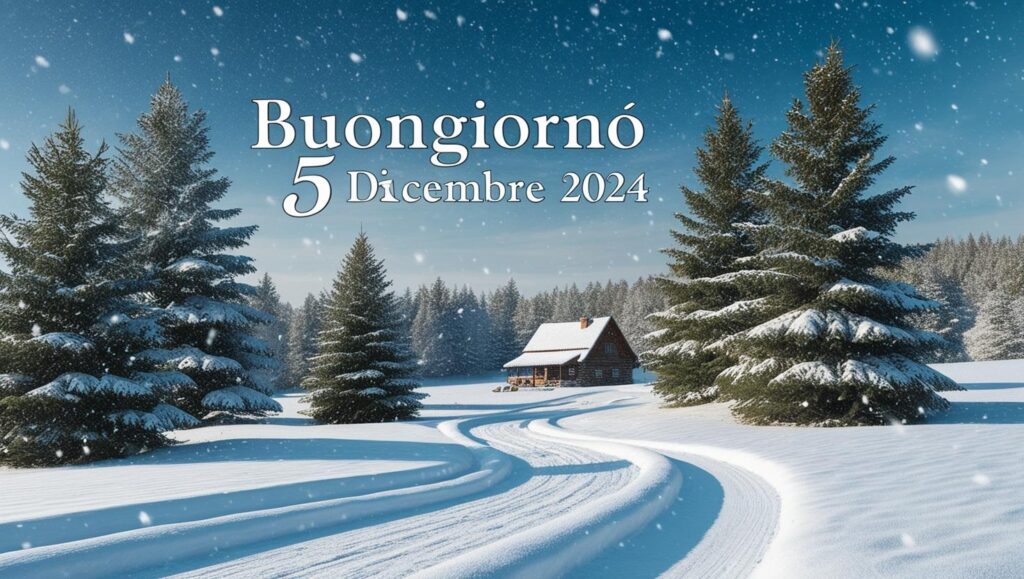 Buongiorno 5 dicembre 2024
