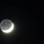 bacio cosmico tra Luna e Venere