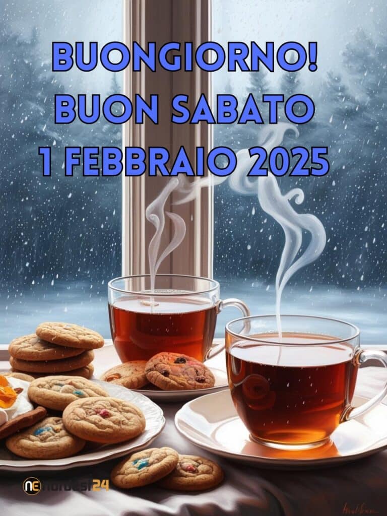 Immagini e frasi di Buongiorno per Sabato 1 Febbraio 2025