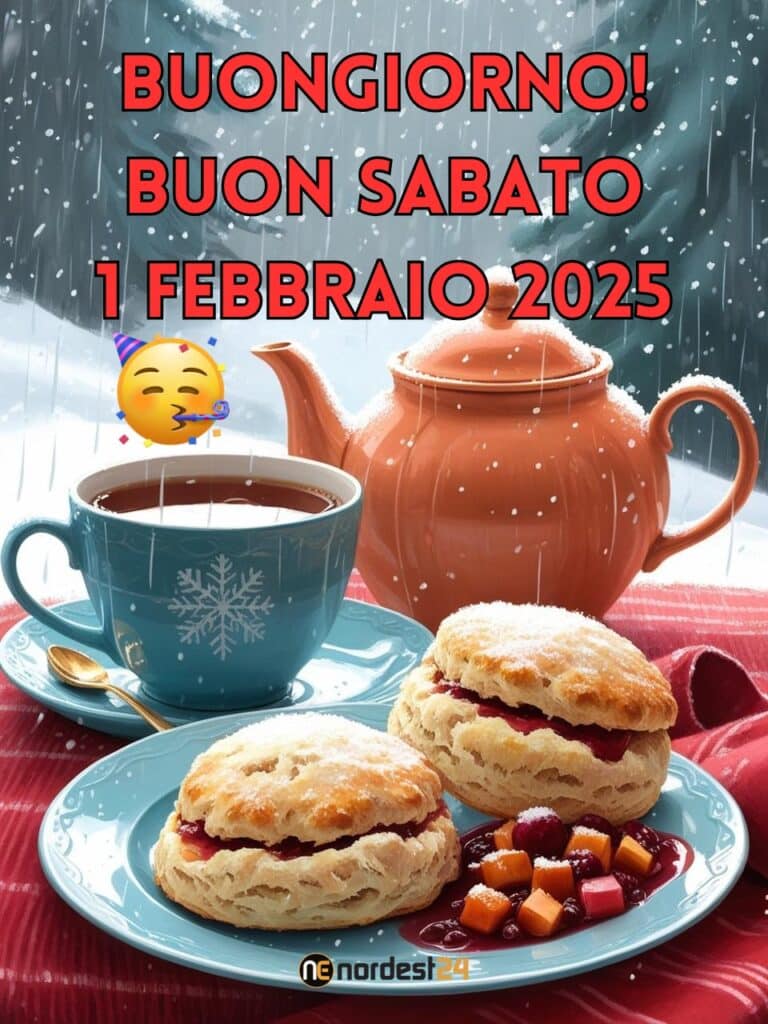 Immagini e frasi di Buongiorno per Sabato 1 Febbraio 2025