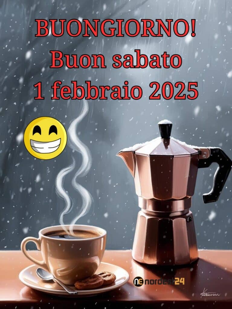 Immagini e frasi di Buongiorno per Sabato 1 Febbraio 2025