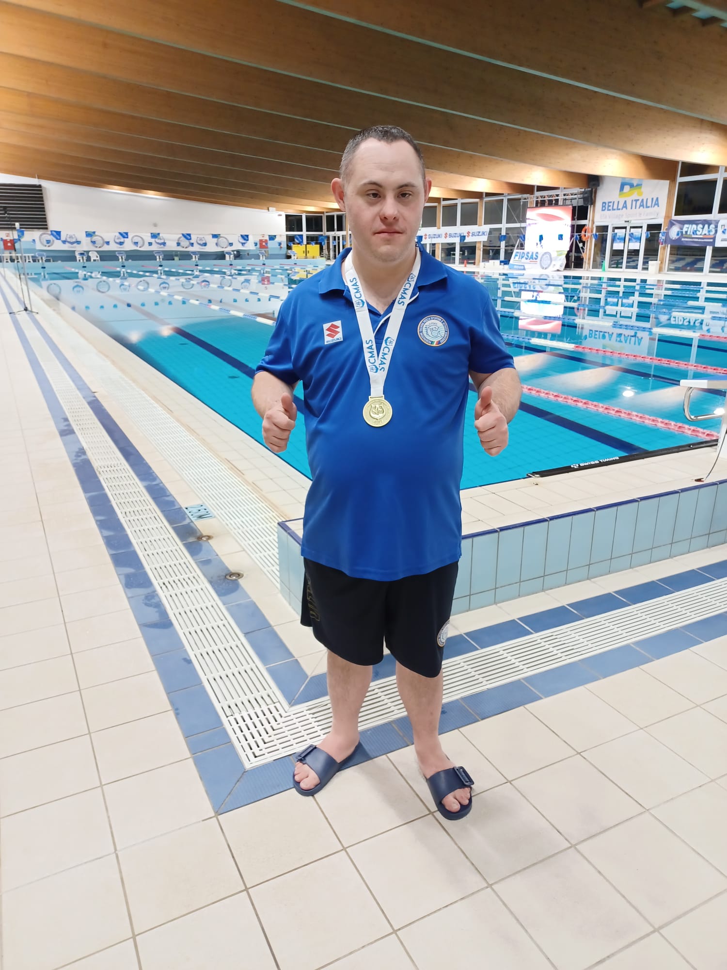 MARCO DE STEFANI ATLETA PARALIMPICO PREMIATO A ROMA
