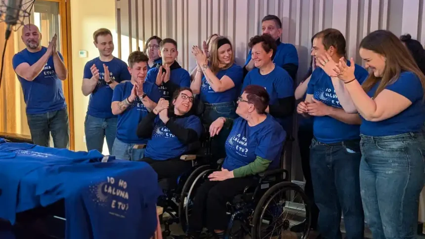 la canzone de Laluna diventata un inno all'inclusione approda a Roma
