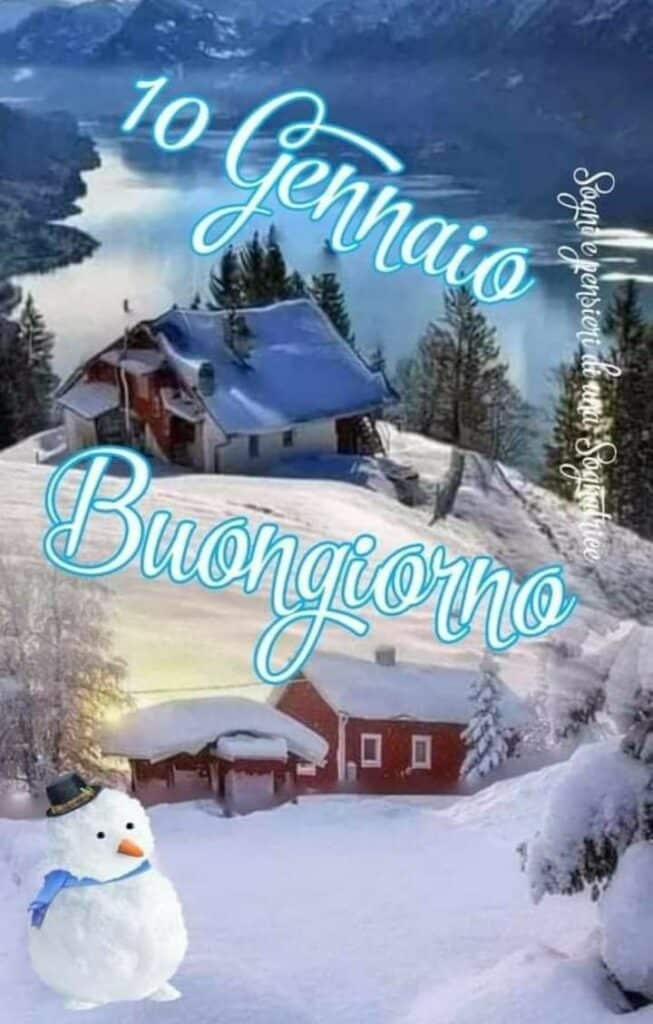 Immagini e frasi di buongiorno venerdì 10 gennaio 2025