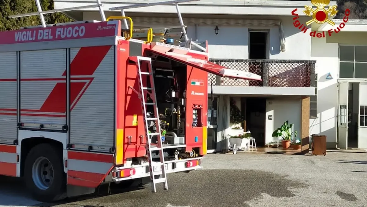 Incendio in abitazione a Trasaghis