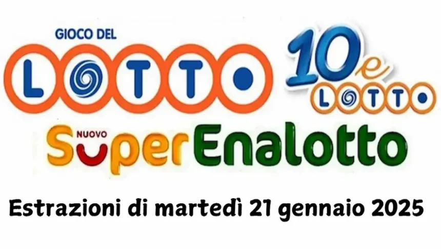 Estrazione Lotto, Superenalotto e 10eLotto di martedì
