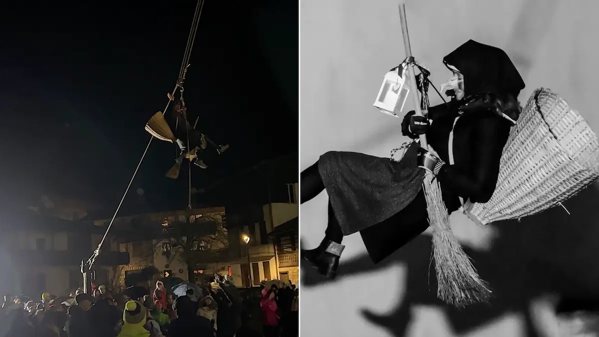 La befana scende dal Campanile di Forni di Sopra - 5 gennaio