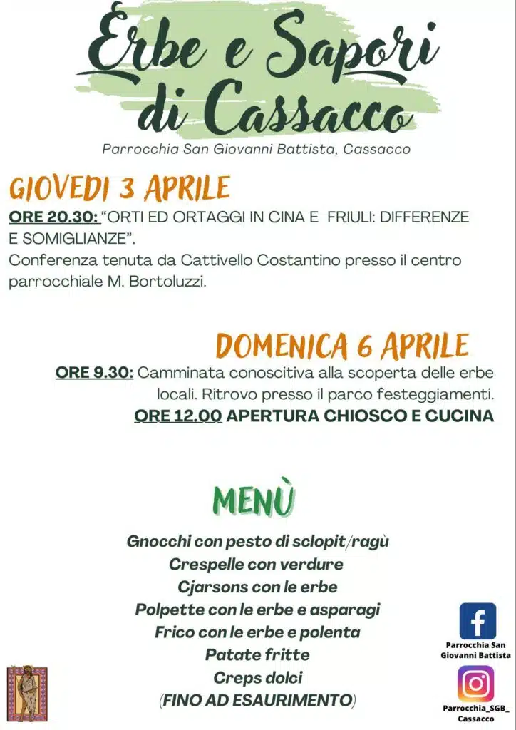 Erbe e Sapori di Cassacco