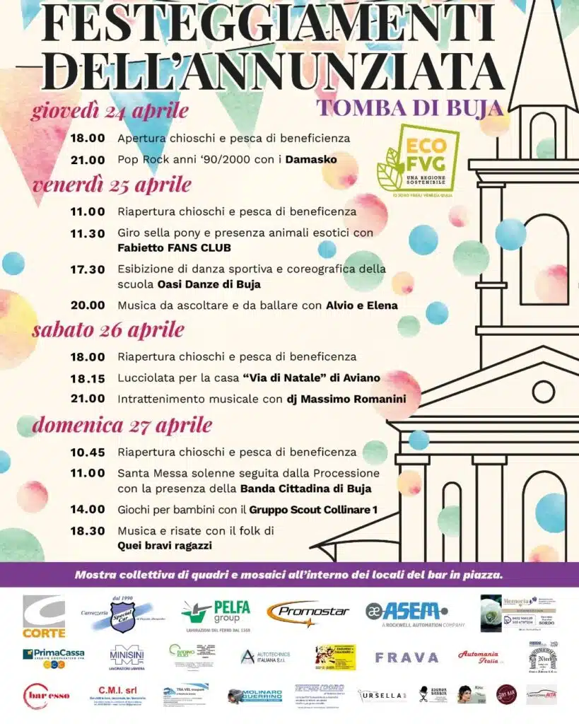 TOMBA DI BUJA – FESTEGGIAMENTI DELL’ANNUNZIATA