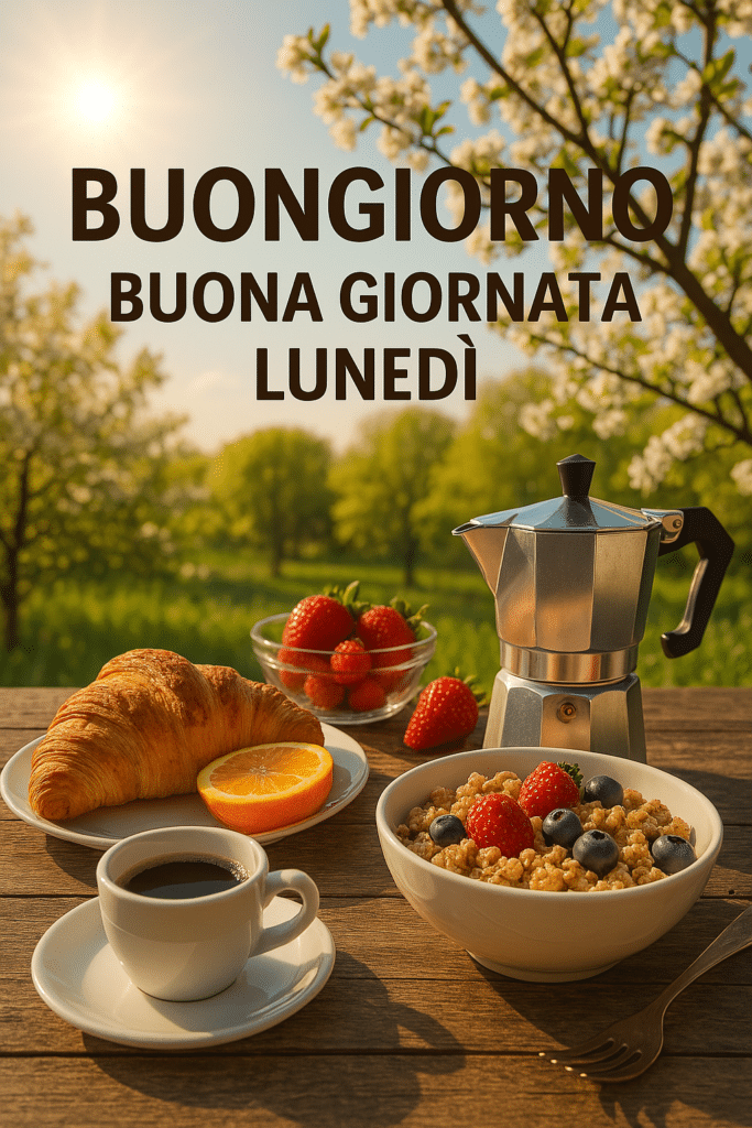 immagini e frasi di buongiorno per lunedì 7 aprile 2025