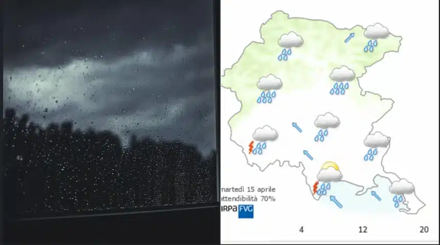 allerta meteo in Friuli Venezia Giulia