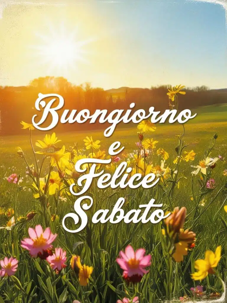 Immagini e frasi di Buongiorno e buon sabato
