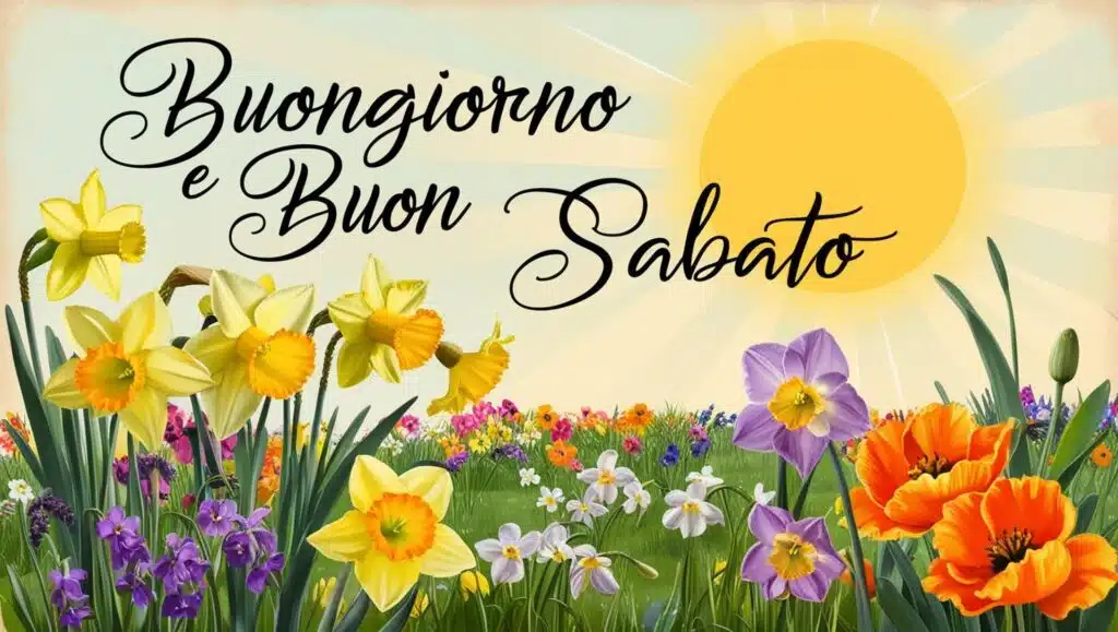 Immagini e frasi di Buongiorno e buon sabato