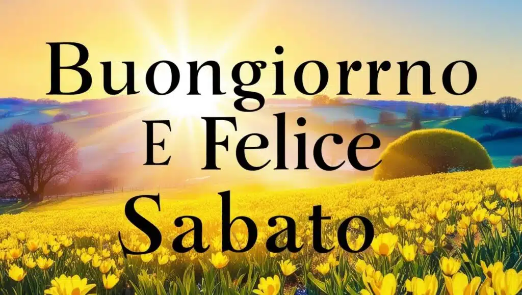 Immagini e frasi di Buongiorno e buon sabato