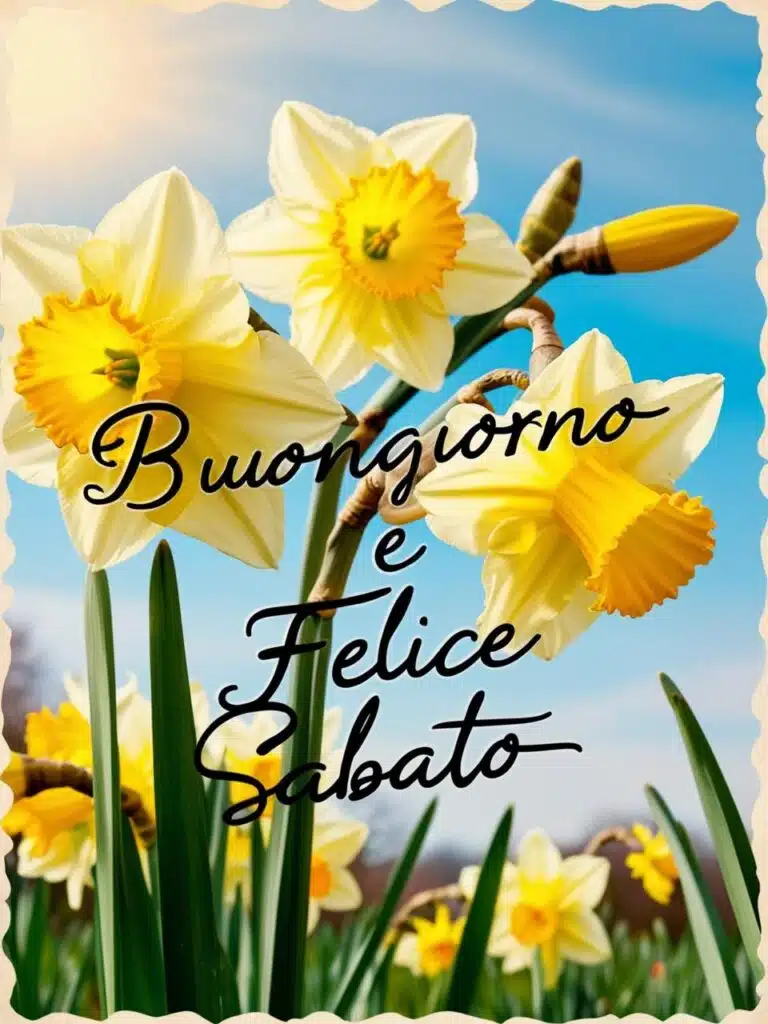 Immagini e frasi di Buongiorno e buon sabato