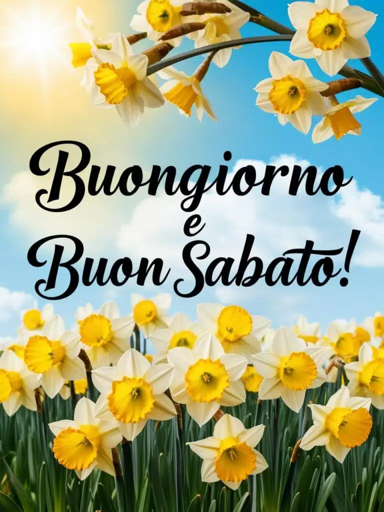 Immagini e frasi di Buongiorno e buon sabato