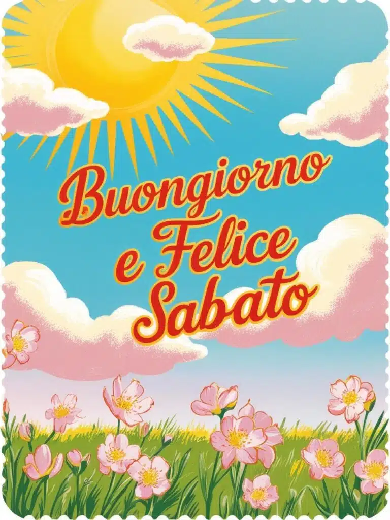 Immagini e frasi di Buongiorno e buon sabato