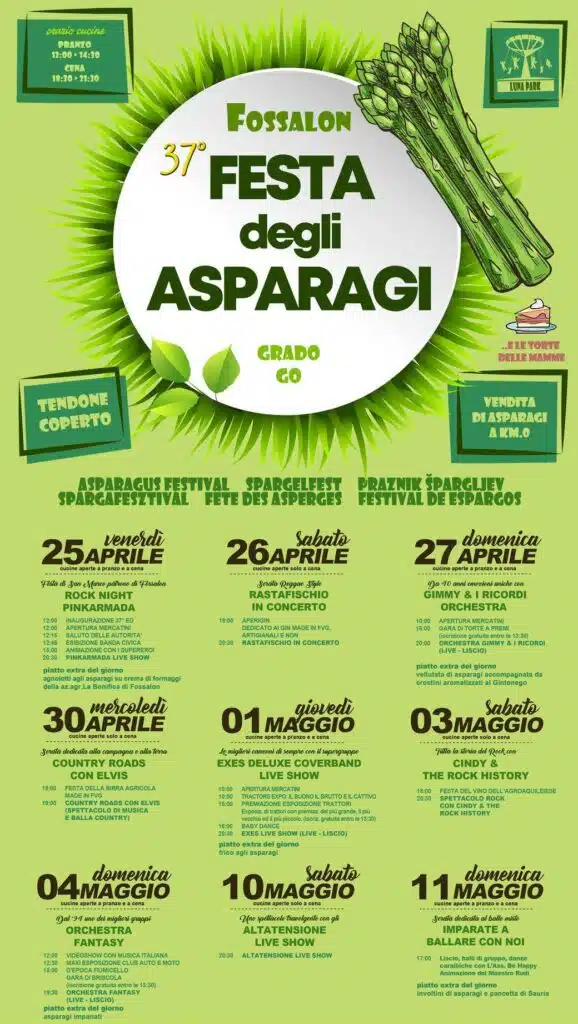 GRADO, Fossalon - Festa degli Asparagi