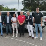 da sinistra: Andrea Musig, Roberto Tonca, Anna Maria Cisint, Rolando Cerigioni, Antonio Calligaris, Fabio Banello