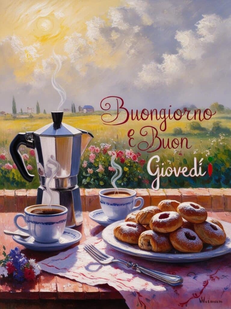 Buongiorno Giovedì 8 Maggio 2025: immagini e frasi di Buona Giornata