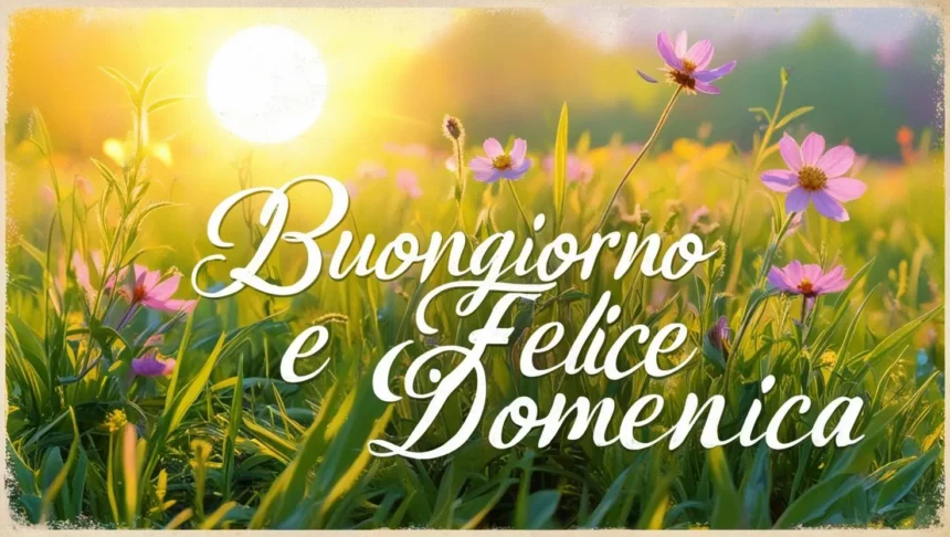 Buongiorno e Buona Domenica 11 Maggio 2025: immagini nuove e tante frasi da condividere